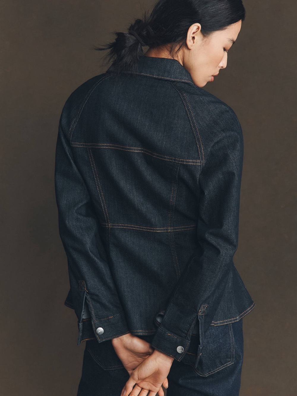 Anthropologie Pilcro Peplum Denim Jacket - Picture 4 of 5